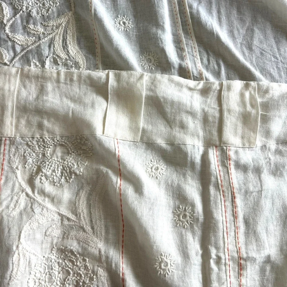 Anthropologie‎ Manette Embroidered Curtain Panel 51